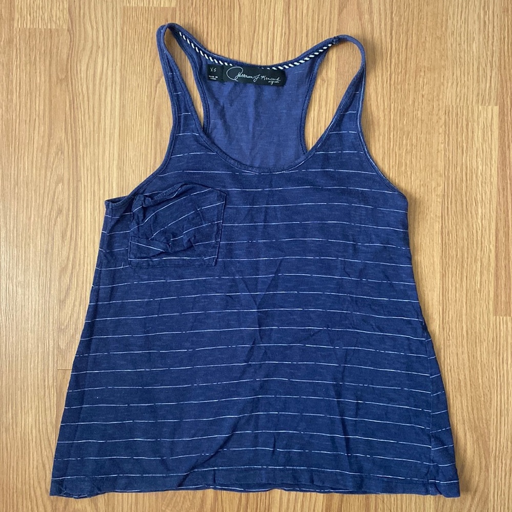 ❤️ Patterson J. Kincaid Stripe Racer Back Tank Top